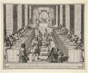 Disposición de la Fiesta, desde de Abraham Bosse