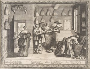 Oficina de empleo, ca. 1633 de Abraham Bosse