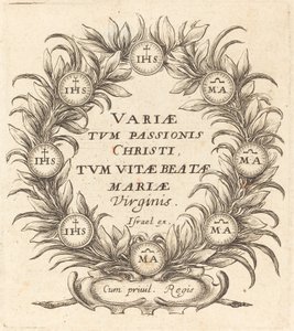 Frontispicio para "Los misterios de la pasión" de Callot de Abraham Bosse