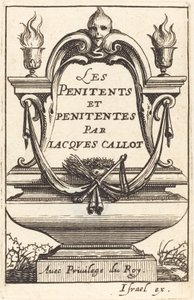 Frontispicio para "Los Penitentes" de Callot de Abraham Bosse