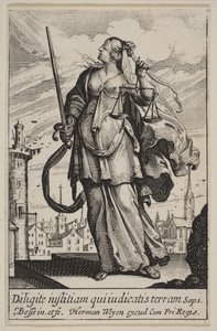 Justicia, 1636 de Abraham Bosse