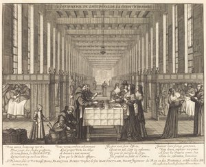 La Enfermería del Hospital de la Caridad de París de Abraham Bosse