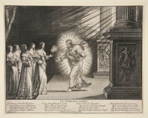 Las vírgenes sabias: las vírgenes insensatas (6 de 7 copias de la serie) de Abraham Bosse