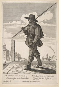 El deshollinador, mediados a finales del siglo XVII de Abraham Bosse