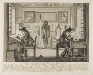El Grabador y el Aguafortista de Abraham Bosse