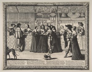 La galería del Palacio de Justicia, ca. 1638 de Abraham Bosse