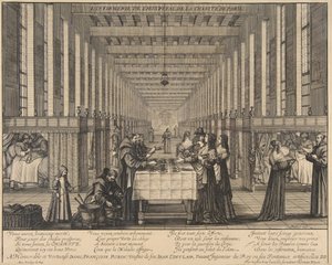 La enfermería del Hospital de la Caridad de Abraham Bosse