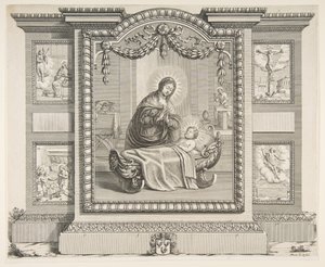 La Natividad con Escenas de La Anunciación, La Adoración de los Pastores, La Crucifixión, 1620-76