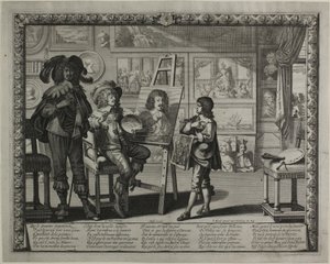 El pintor noble de Abraham Bosse