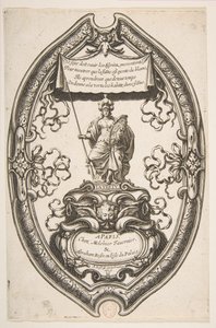 Virtud: Atenea, 1637 de Abraham Bosse