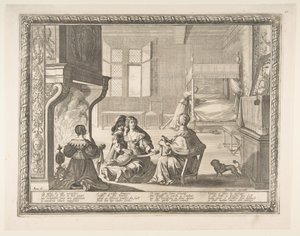 Visita de la niñera de Abraham Bosse