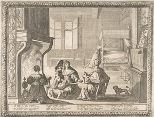 Visita de la niñera, 1633