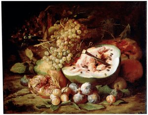 Frutas, 1670s de Abraham Brueghel