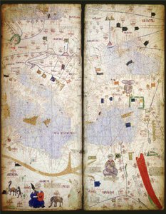 Atlas catalán, hojas 7 y 8