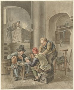 Los jugadores de cartas de Abraham Delfos