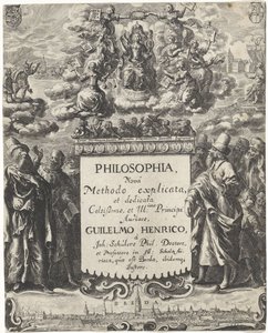 Alegoría de la Filosofía Página de título para: Schuler, Johannes. Filosofía (...), 1663 de Abraham Dircksz. Santvoort