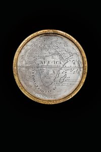 Dos globos terráqueos y celestes excepcionales, sostenidos por Hércules y Atlas, Augsburgo, 1697-99