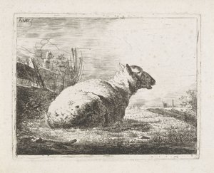 ovejas mentirosas de Abraham Hendrik Winter