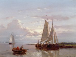 Barcos en el Río Escalda