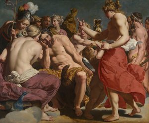 Júpiter reprendido por Venus de Abraham Janssens