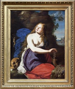 María Magdalena arrepentida, óleo sobre madera de Abraham Janssens (van Nuyssen) (1567-1631). Fotografía, KIM Youngtae, Palais des beaux arts de Lille, Lille, Francia.