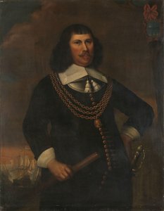 Pieter Florisz (ca. 1605-58), vicealmirante del Distrito Norte de Abraham Liedts (copy after)
