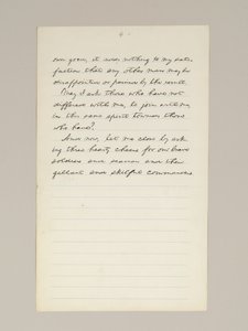 Manuscrito autógrafo del discurso de victoria electoral de Lincoln como presidente, pronunciado en Washington D.C., desde la ventana de la Casa Blanca en la noche del 10 de noviembre