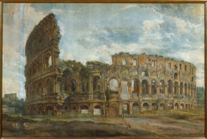 Vista exterior del Coliseo de Roma