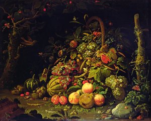 Cesta de frutas de Abraham Mignon