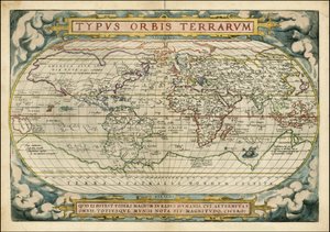 Abraham Ortelius Orbis Terrarum PublicaciónAmberes 1572