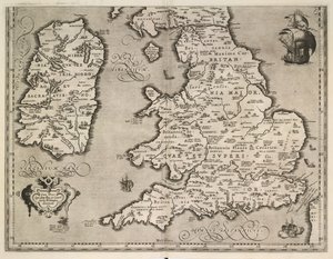 Una antigua descripción de las islas británicas de Abraham Ortelius