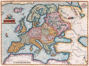Europa De: Theatrum Orbis Terrarum, 1579 de Abraham Ortelius