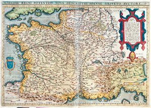 Francia de Abraham Ortelius