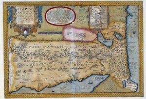 Mapa del Antiguo Egipto - por Abraham Ortelius, Amberes