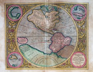 Mapa del mundo de Abraham Ortelius