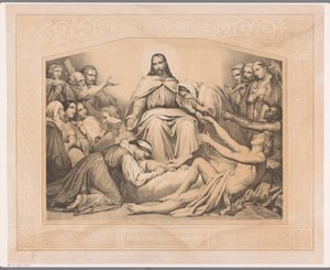 cristo consolador Para consolar a todos los que lloran (título sobre objeto)