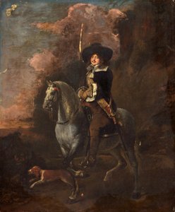 Caballero en un caballo gris, c.1660 de Abraham Pietersz. van Kalraet