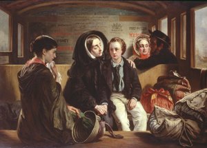Segunda Clase - La Despedida, c.1855 de Abraham Solomon