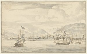 Vista de Esmirna (Izmir) de Abraham Storck