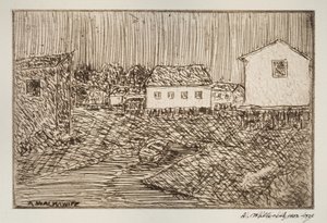 Escena de calle, edificio o retrato, 1902-1905
