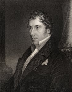 George Hamilton Gordon, grabado por Thomas Woolnoth (1785-1857) de 
