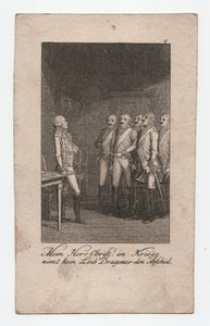 Mi Sr. Obrist , aprox. 1795 (grabado) de Abraham Wolfgang Küffner