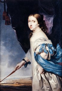 Retrato de la Reina Cristina de Suecia de Abraham Wuchters