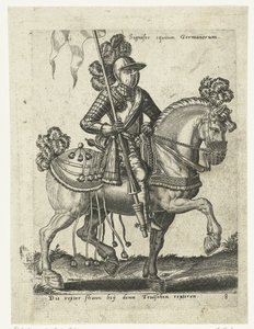 Jinete alemán con armadura