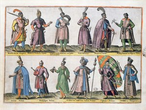 Vestimenta militar húngara y polaca durante el siglo XVI, de 