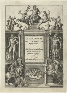Página de título para casi todos los países europeos, asiáticos, africanos y de las Naciones Unidas Casi todas las naciones europeas, asiáticas, africanas y norteamericanas (título de la serie) de Abraham de Bruyn