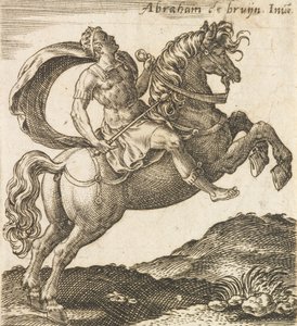Tito Vespasiano de Doce Césares a Caballo, ca. 1565-1587 de Abraham de Bruyn