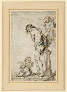 Cristo en la columna de la flagelación de Abraham van Diepenbeeck