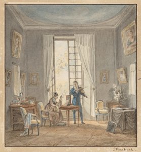 Interior del Salón con Gabriel d