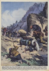 También este año se ha realizado una extraña peregrinación en China, en las montañas al oeste de Pekín de Achille Beltrame